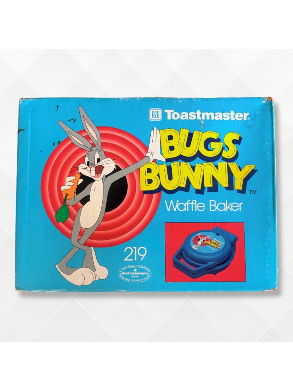Vintage Toastmaster Bugs Bunny Waffle Baker • Model 219 • Sealed